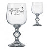 Happily Ever After Claudia Wine Glass