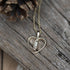 9ct Gold Heart with Diamonds And Necklace