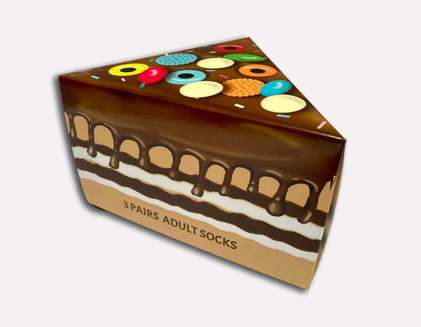 Cake Box Adult Socks