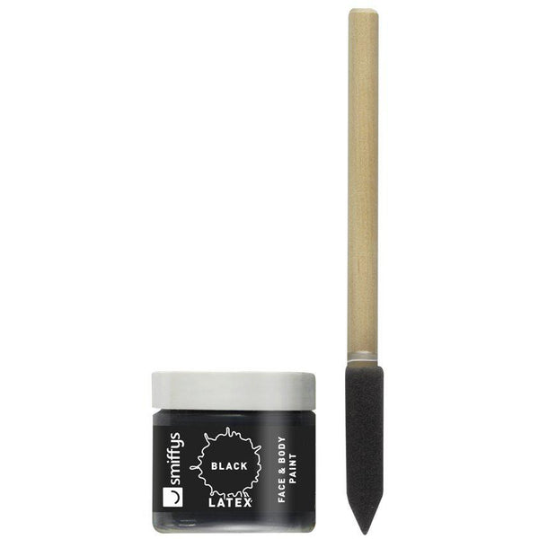 Black Liquid Latex With Sponge Applicator