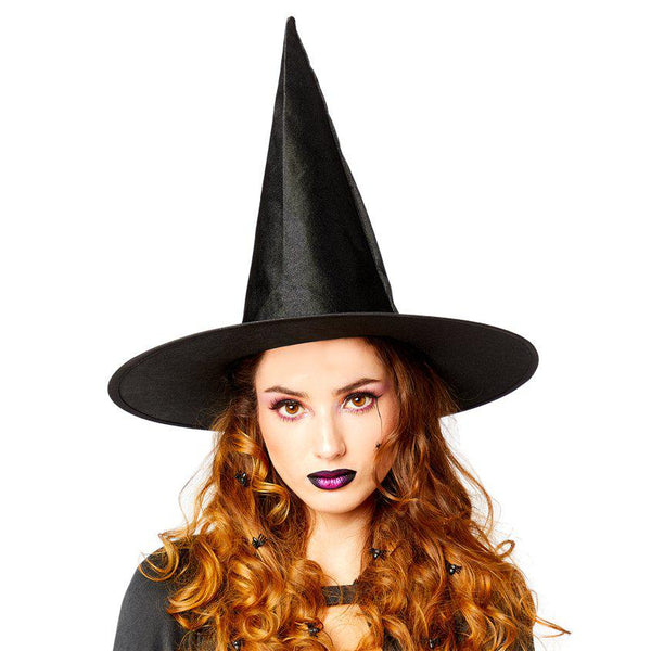 Black Witches Hat Worn By A Witch