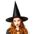 Black Witches Hat Worn By A Witch