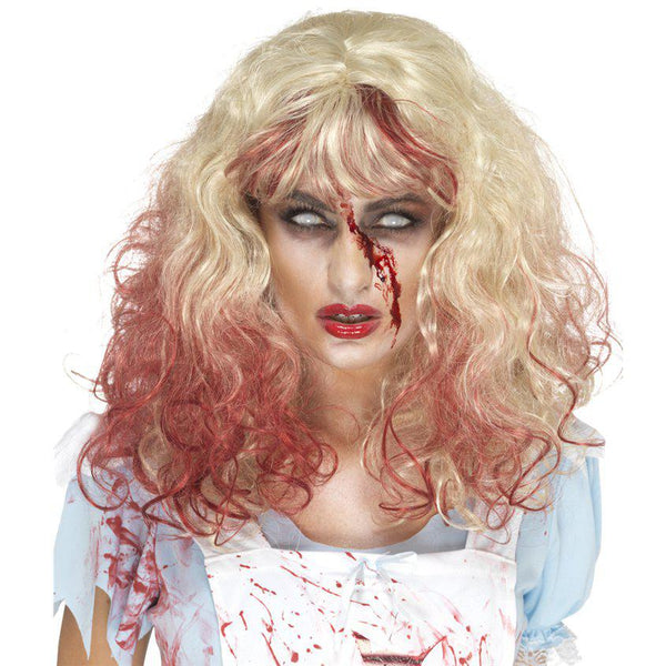 Blonde Bloody Zombie Wig - Alice in Zombie Land