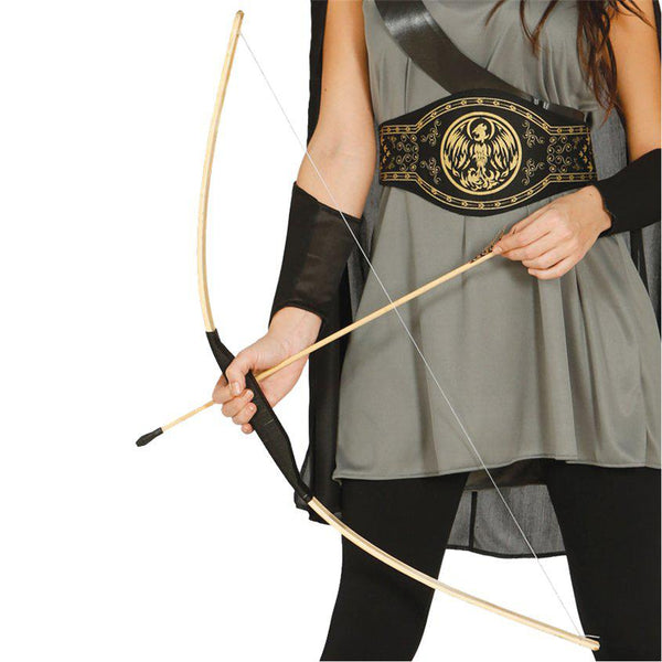 Bow and Arrow - 1.3m - Costume Prop - Held By An Archer