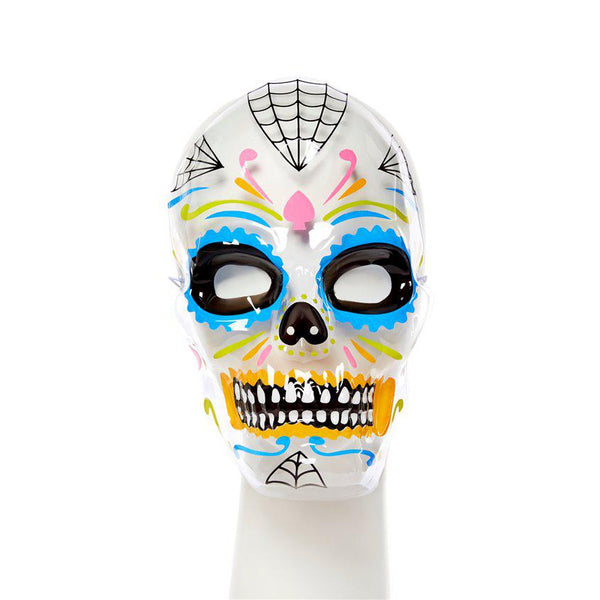 See through with Detailed Colourful Paintwork - Day of the Dead Mask