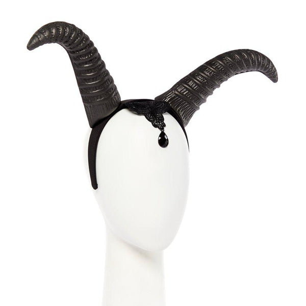 Demonic Queen Horns - Front Right View