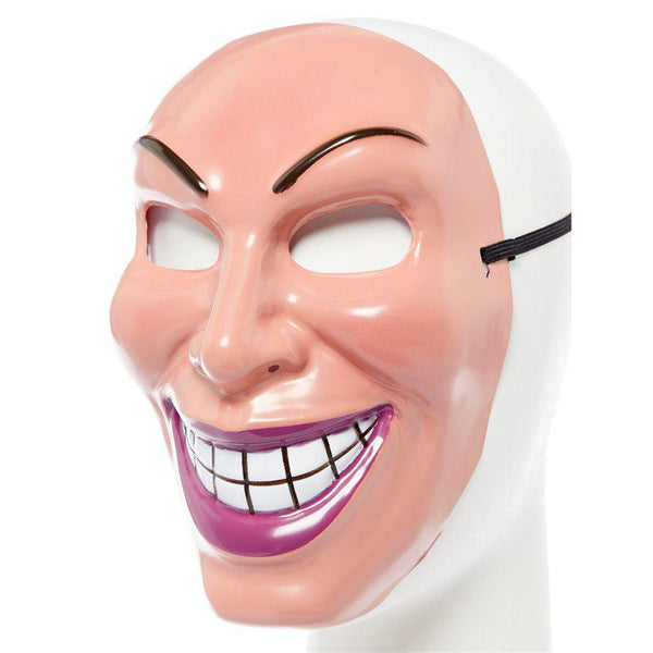 Right Facing Halloween Mask - Evil Grin Male