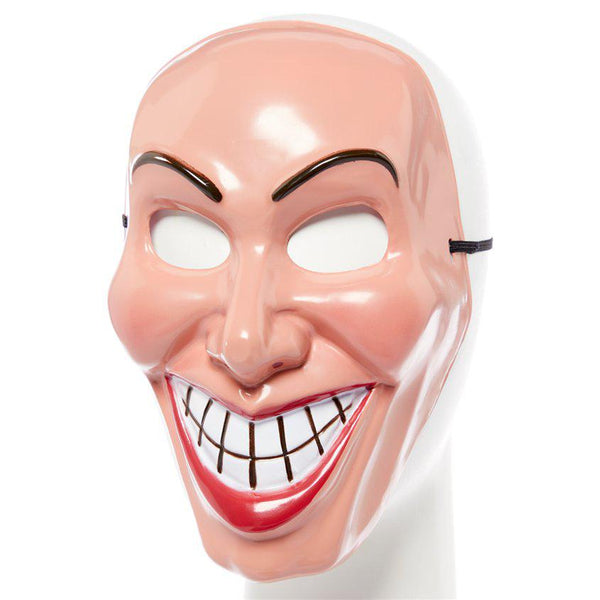 Right Side Facing Evil Grin Mask Halloween Mask