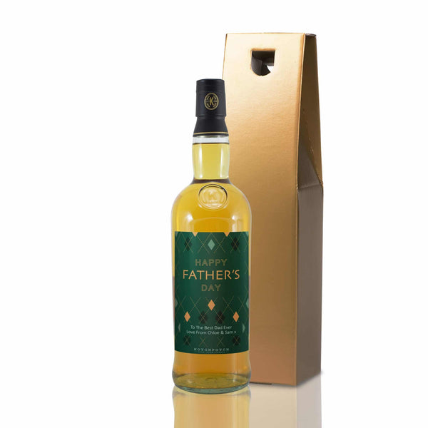 HotchPotch Father's Day 12 Yr Old Malt Whisky With Gold Bottle Packaging