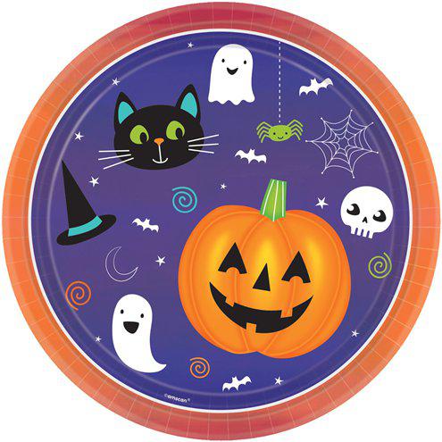Hallo-ween Friends Plates 23cm