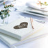 Heart Initial White Guest Book - Available In Small And Large  
