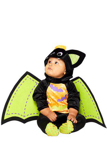 Baby Dressed in A Iddy Biddy Bat Onesie