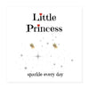 Little Princess Earrings on Message Card