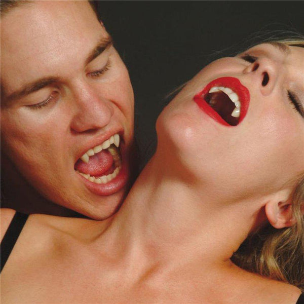 Vampire About To Bite A Helpless Victim - Love Bite Vampire Fangs