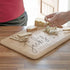 Name Cheeseboard - A solid beech wood cheeseboard engraved with any name in a stylish script font
