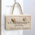 Personalised Christmas Wooden Sign With Fixed Text "Christmas At" With A Personalised Line Underneath