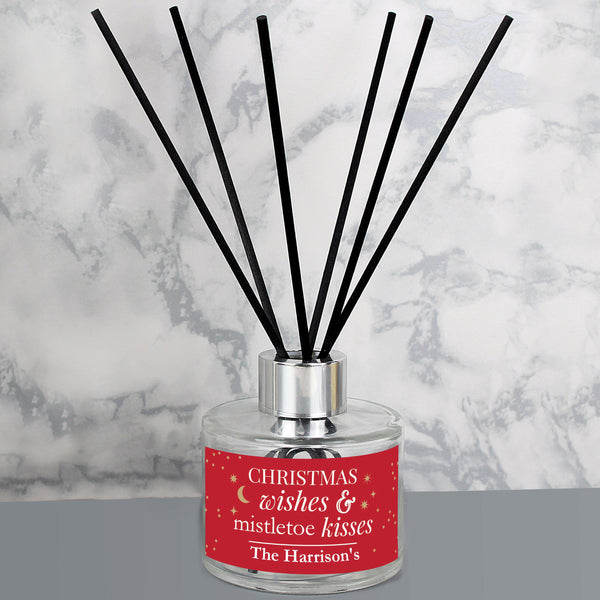  Personalised Christmas Wishes Reed Diffuser - Personalised For The Harrisons