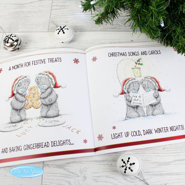 Personalised Me to You The One I Love at Christmas Poem Book -  Sharing A Gingerbread And Singing Carols