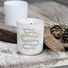 Personalised Christmas Ribbon Soy Candle