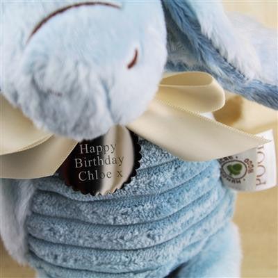 Personalised Classic Eeyore - Picture Of The Personalised Name Tag That Reads 
