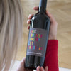 Personalised Merry Little Christmas Red Wine