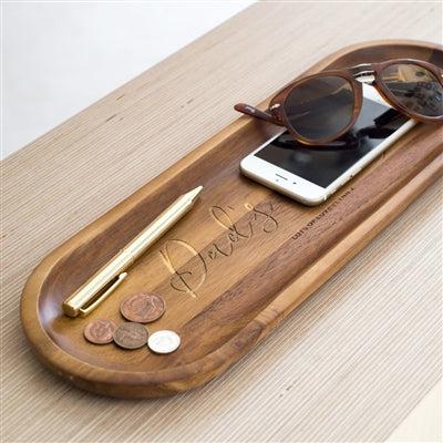 Personalised Wooden Concierge Tray