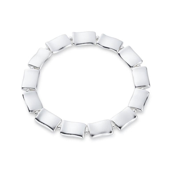 Jewellery Set - Hammered Rectangular Design - Bracelet