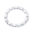 Hammered Rectangular Bead Bracelet