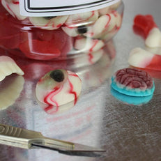 Edible Anatomy Sweet Jar - Close Up Of The Edible Body Parts