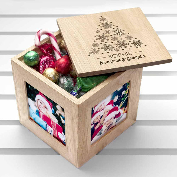 Christmas Photo Cube With Festive Treats