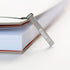 Personalised Men's necklace with a brushed finish, engraved with a name