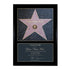 Black Framed Star Of Fame Personalised Print
